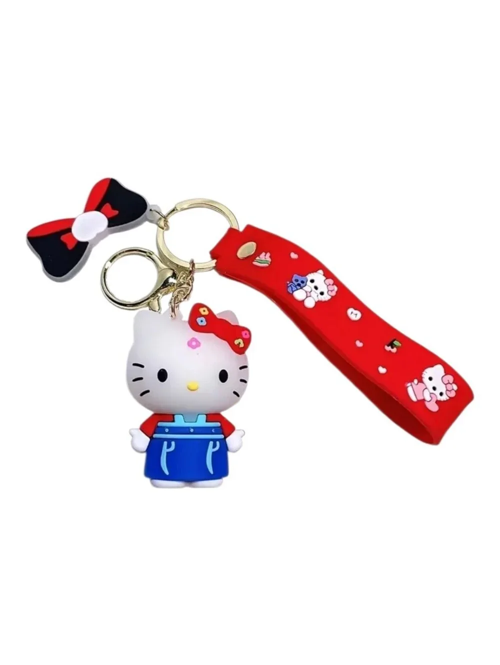 Hello Kitty Key Chain Bag Charm Red Large